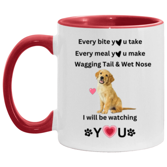 One sided Every Bite You Take 11oz Accent Mug