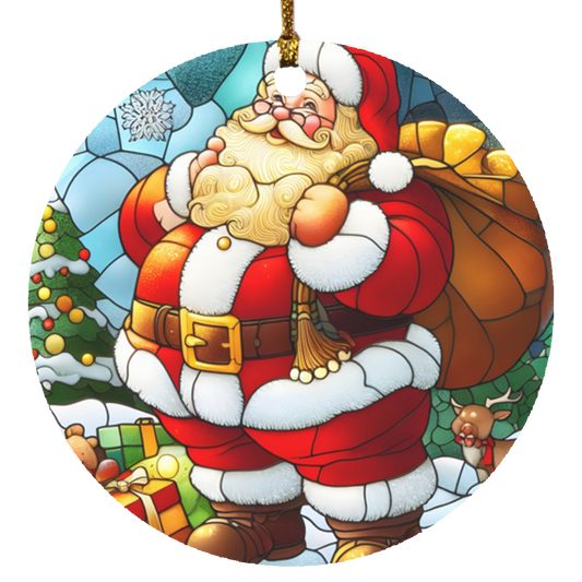 Santa Christmas Ornament