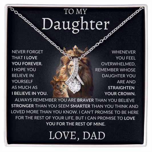 Alluring Beauty Necklace Dad To My Daughter