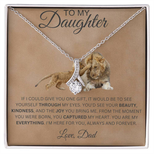 Alluring Beauty Necklace Dad To My Daughter