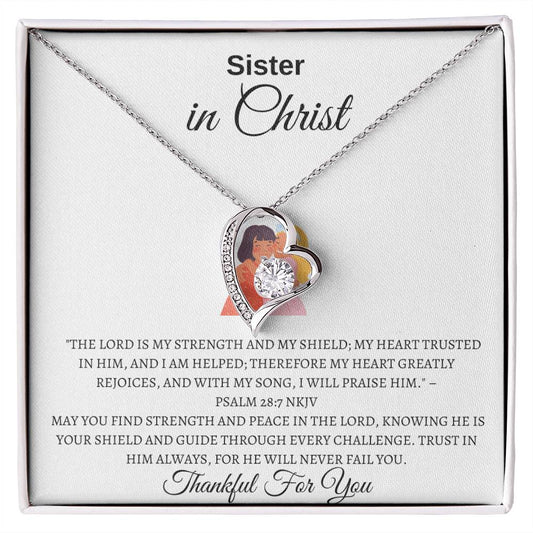 Forever Love Necklace Sister In Christ