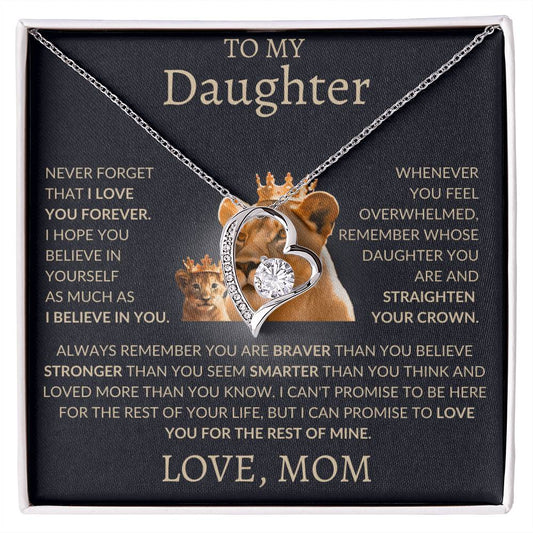 Forever Love Necklace Mom To My Daughter