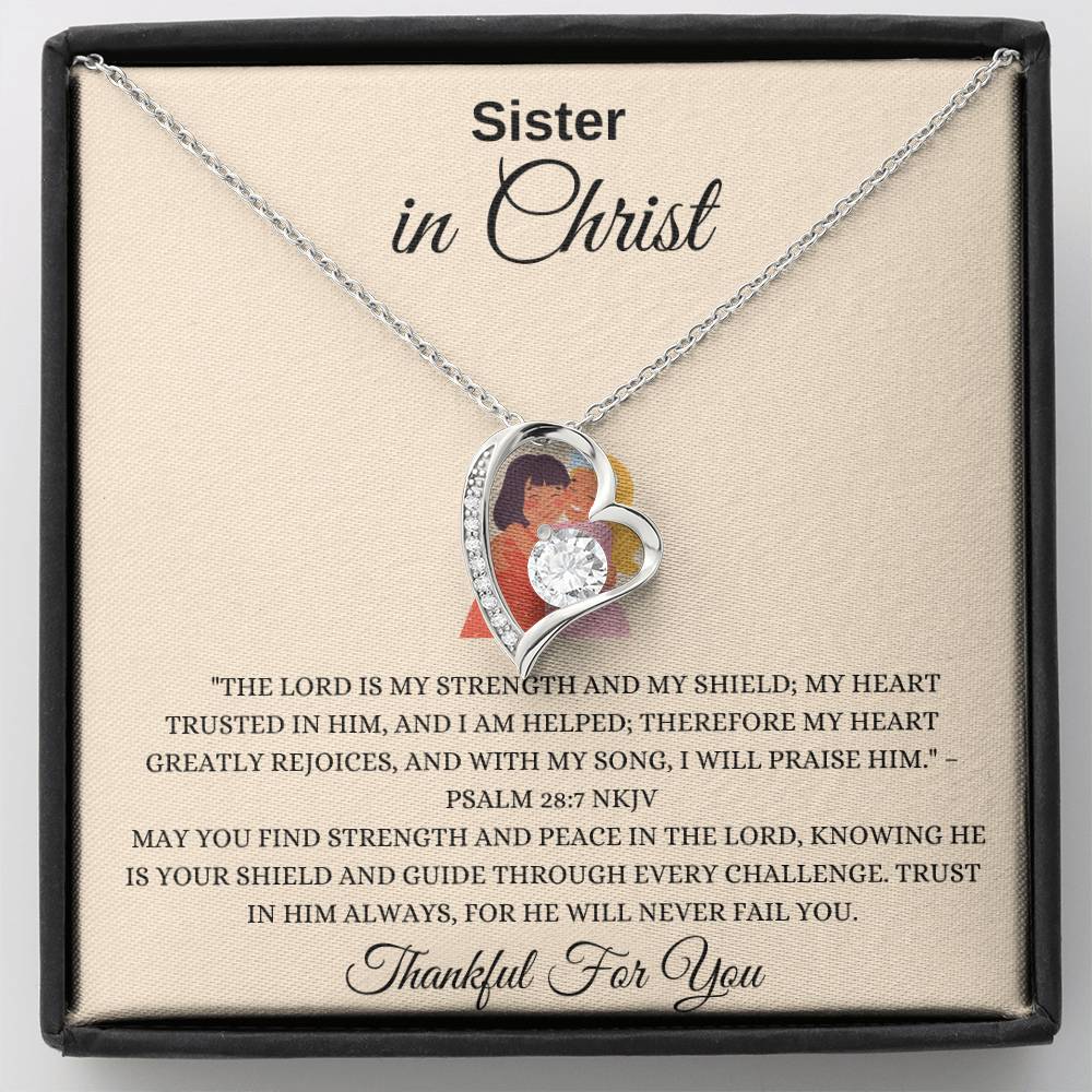 Forever Love Necklace Sister In Christ