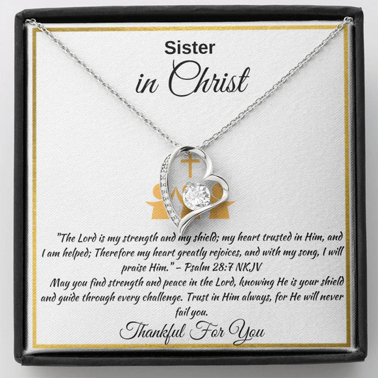 Forever Love Necklace Sister In Christ